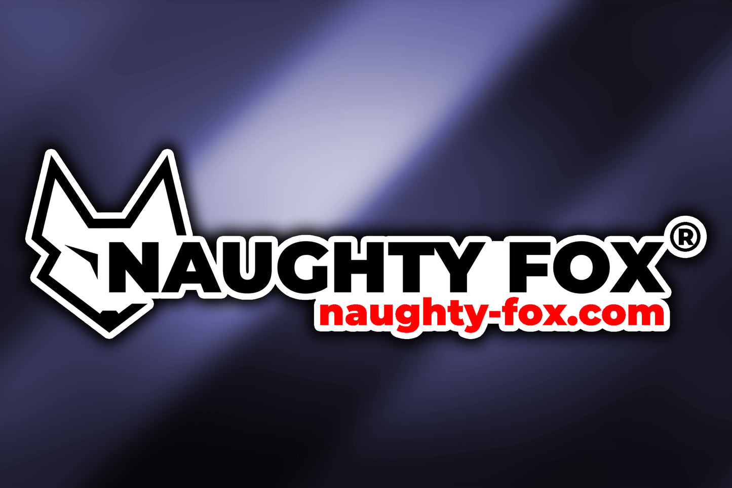 Naughty Fox Brand Sticker