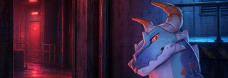 Header Image with Dragon and an Industrial Background for Mobile Users
